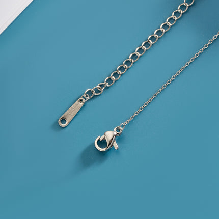 Collar De Perla Rodeadas De Zirconia En Forma De Irregular Para Mujer