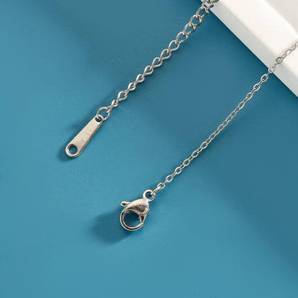 Collar De Cobre Diseño Circular Con Zirconitas, Elegante Y Sencillo