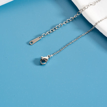Collar En Dije De Blanco Con Arcoíris De Circonitas Y Carita Feliz