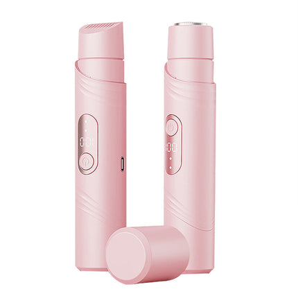 epiladora Eléctrica 2 en 1 Mujer Recargable USB-C - Afeitadora Doble Cabezal Cuerpo Completo