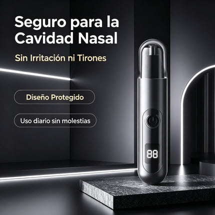 Recortador de Vello Nasal Eléctrico Recargable USB Para Nariz Portátil