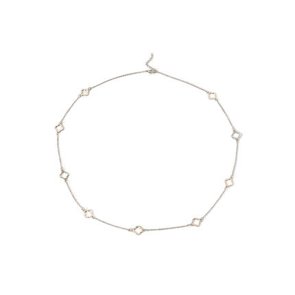Cadena Larga Para El Cuerpo Casual De Alación De Zinc Clásica Collar Sencillo Para Mujer