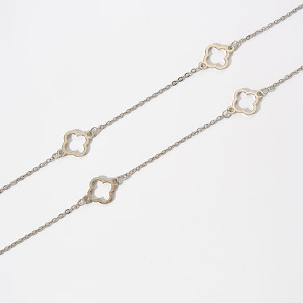 Cadena Larga Para El Cuerpo Casual De Alación De Zinc Clásica Collar Sencillo Para Mujer