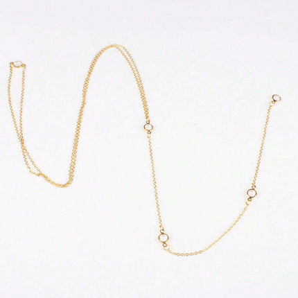 Cadena Sencillo Para El Cuerpo De La Espalda Con Borla De Gota De Agua Para Mujer