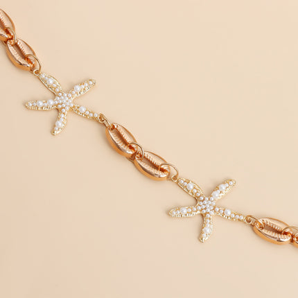 Cadenas Para La Cintura Con Colgante De Concha Y Estrella De Mar De Moda Para Mujer