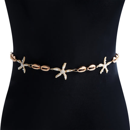 Cadenas Para La Cintura Con Colgante De Concha Y Estrella De Mar De Moda Para Mujer
