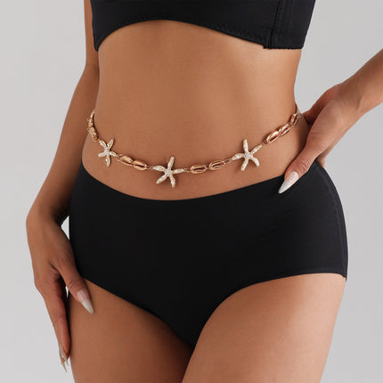 Cadenas Para La Cintura Con Colgante De Concha Y Estrella De Mar De Moda Para Mujer