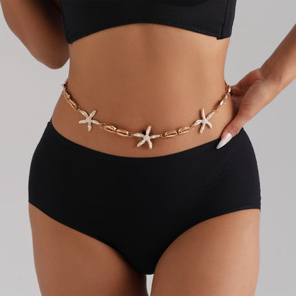 Cadenas Para La Cintura Con Colgante De Concha Y Estrella De Mar De Moda Para Mujer