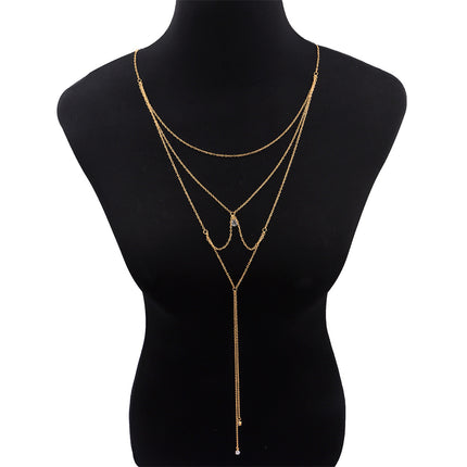 Cadena Para El Cuerpo Accesorios De Ropa De Verano Con Diamante Para Mujer