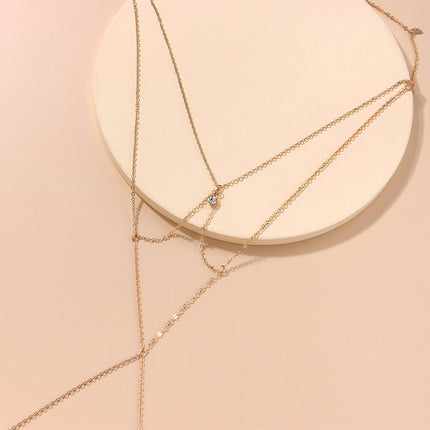 Cadena Para El Cuerpo Accesorios De Ropa De Verano Con Diamante Para Mujer