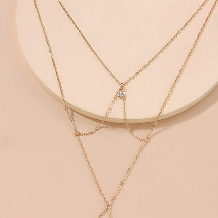 Cadena Para El Cuerpo Accesorios De Ropa De Verano Con Diamante Para Mujer