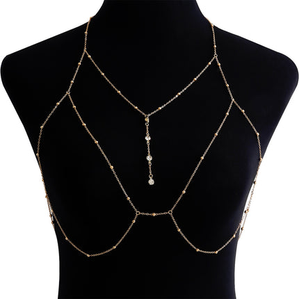 Cadena Del Cuerpo Casual De Playa Exagerada Estilo Sexy De Metal Para Mujer