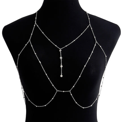 Cadena Del Cuerpo Casual De Playa Exagerada Estilo Sexy De Metal Para Mujer