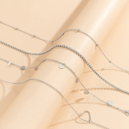 Cadena Metálica De Cintura De Borlas De Múltiples Capas Con Lentejuelas De Metal Para Mujer