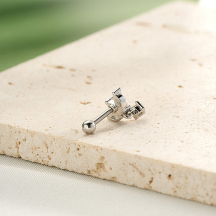 Piercing De Cartílago Con Estrellas en Cadena, Estilo Moderno de Cobre