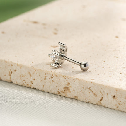 Piercing De Cartílago Con Estrellas en Cadena, Estilo Moderno de Cobre