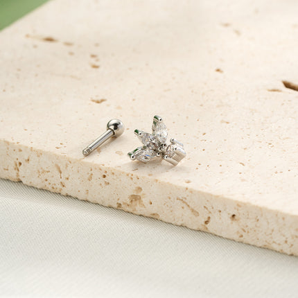 Piercing De Cartílago Con Estrellas en Cadena, Estilo Moderno de Cobre