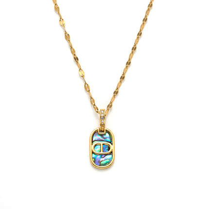 Collar Para Mujer Colorido Con Colgante De Nariz Del Cerdo De Moda De Cobre Sencillo
