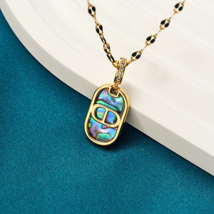 Collar Para Mujer Colorido Con Colgante De Nariz Del Cerdo De Moda De Cobre Sencillo