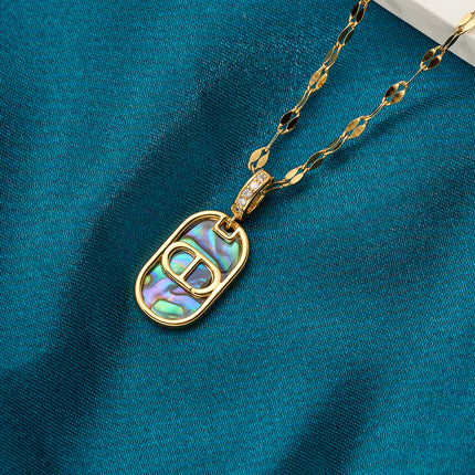 Collar Para Mujer Colorido Con Colgante De Nariz Del Cerdo De Moda De Cobre Sencillo