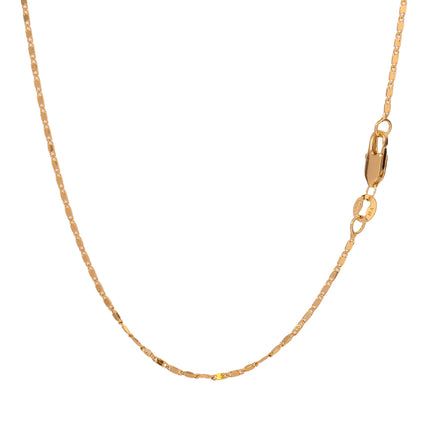 Collar De Cobre Chapado En Oro 14K, Cadena Minimalista y Moderna para Mujer