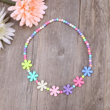 Collar Y Pulsera Para Niñas De Colores Dulces, Conjunto De Joyeria Infantil