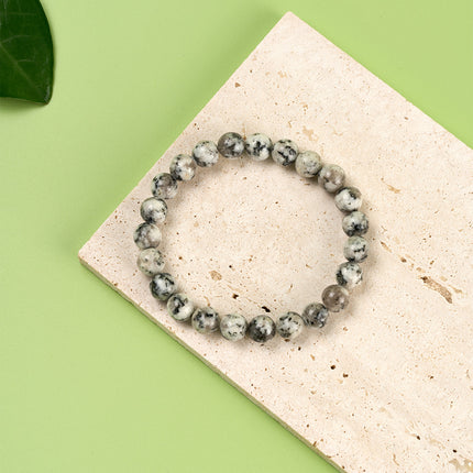 Pulsera De Cuentas De Colores Oscuros, Elegante Y Única