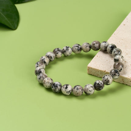 Pulsera De Cuentas De Colores Oscuros, Elegante Y Única