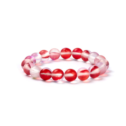 Pulsera De Cuentas Multicolor Con Piedras Brillantes, Estilo Casual