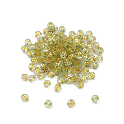 Tiras De Cuentas 4x7mm Acrílicas, 100 Piezas Para Pulsera DIY Con Estilo