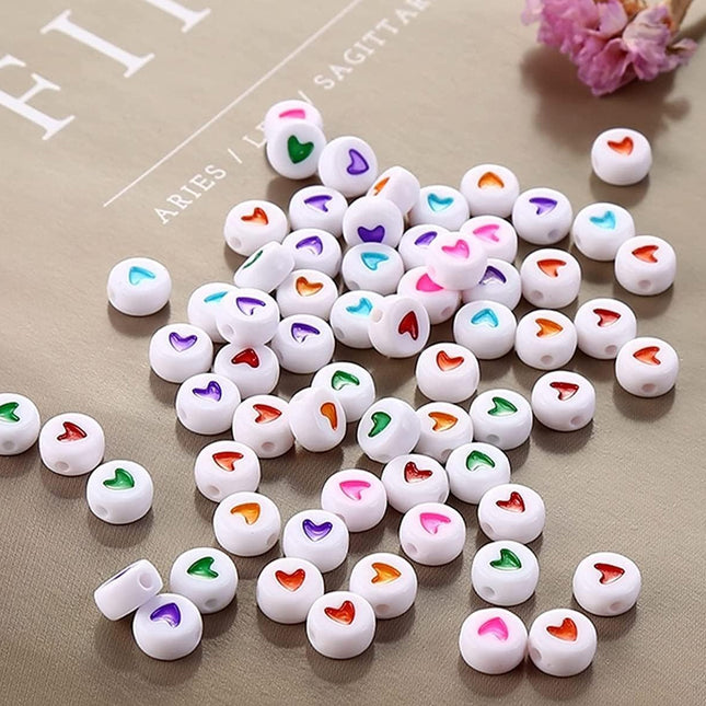 Tiras De Cuentas 4x7mm Acrílicas, 100 Piezas Para Pulsera DIY Con Estilo