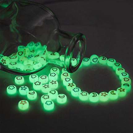 Tiras De Cuentas 4x7mm Acrílicas, 100 Piezas Para Pulsera DIY Con Estilo