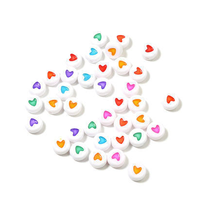 Tiras De Cuentas 4x7mm Acrílicas, 100 Piezas Para Pulsera DIY Con Estilo