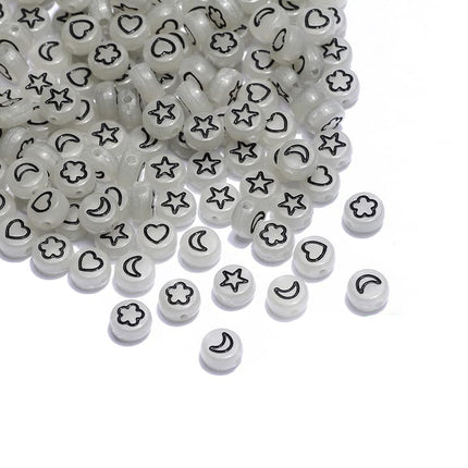 Tiras De Cuentas 4x7mm Acrílicas, 100 Piezas Para Pulsera DIY Con Estilo