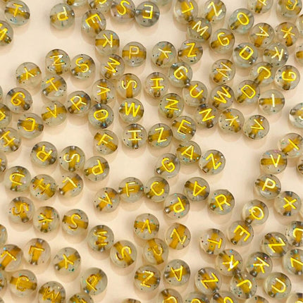 Tiras De Cuentas 4x7mm Acrílicas, 100 Piezas Para Pulsera DIY Con Estilo