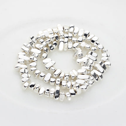 100 Piezas Tiras De Cuentas De Piedra Irregular Para DIY Collar Pulsera
