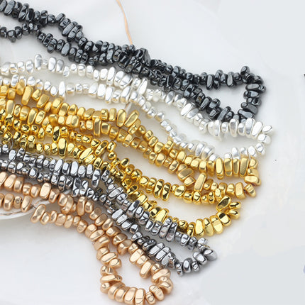 100 Piezas Tiras De Cuentas De Piedra Irregular Para DIY Collar Pulsera