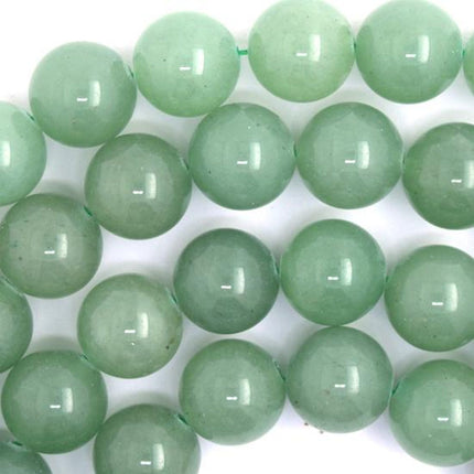 Cuentas De Piedra Natural Verde Aventurina Para DIY Collar Y Pulser