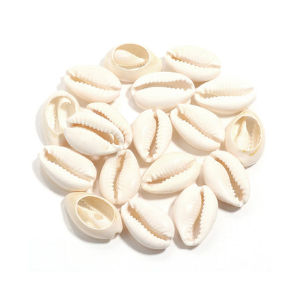 50PCS Cuentas De Concha Blanca para DIY Collares, Pulseras y Tobilleras