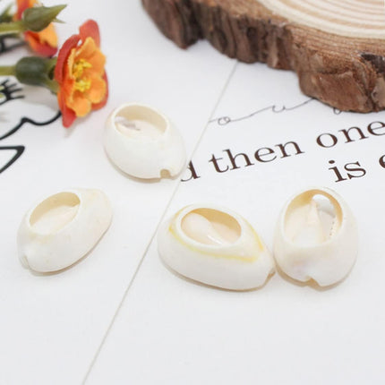 50PCS Cuentas De Concha Blanca para DIY Collares, Pulseras y Tobilleras