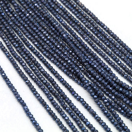 200 Piezas Cuentas De Cristal De Vidrio Facetado 2mm Para DIY Collar