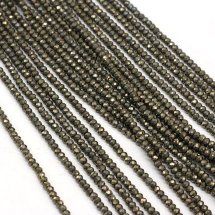 200 Piezas Cuentas De Cristal De Vidrio Facetado 2mm Para DIY Collar