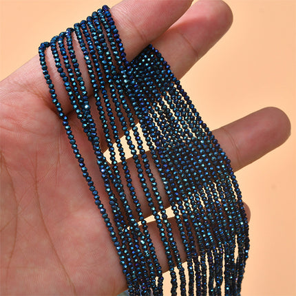 200 Piezas Cuentas De Cristal De Vidrio Facetado 2mm Para DIY Collar