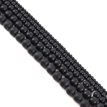 Cuentas De Piedra Natural Mate 6MM DIY Para Collares y Pulseras