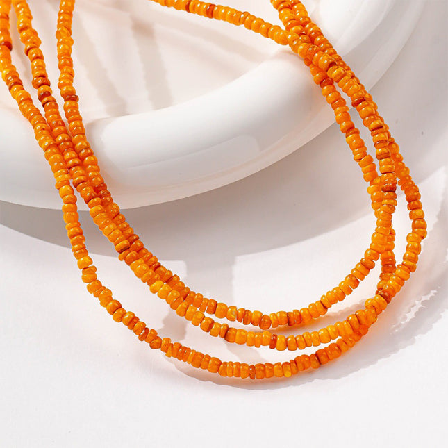 Cuentas De Concha Natural Irregular 3MM Para Collares Y Pulseras DIY