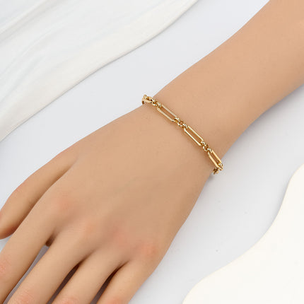 Pulsera De Estilo Moderno Con Hebilla En Forma De U, Diseño Elegante