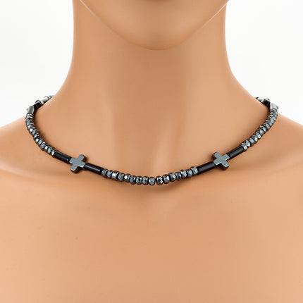 Collar De Estilo Gótico De Acero Inoxidable Ligero De Moda Para Mujer Con Cadena De Anillo