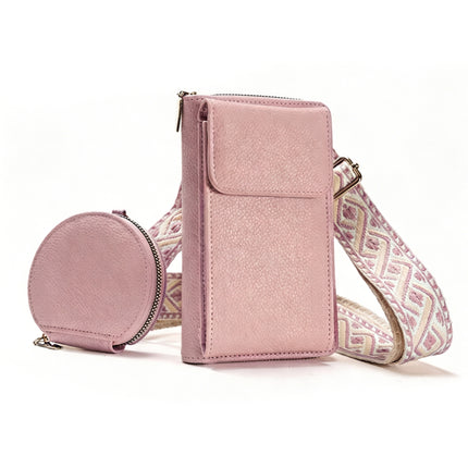 Bolso Cruzado Multifuncional Porta Celular Antirobo para Mujer, Con Mini Bolso Para Mujer