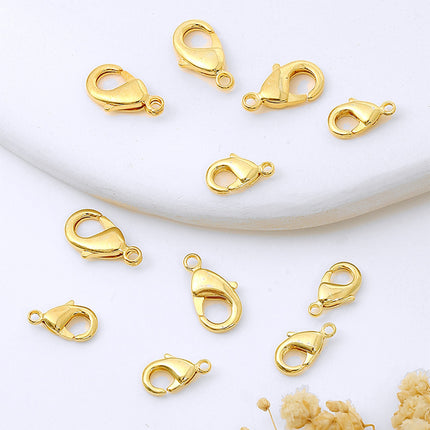 Cierres De Langosta Chapados En Oro 18K En Aleación Para DIY Collar