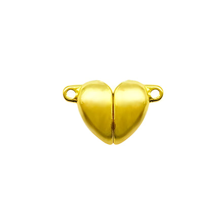 Cierres Magnéticos En Forma De Corazón Para Collares Y Pulseras, 5 Uds